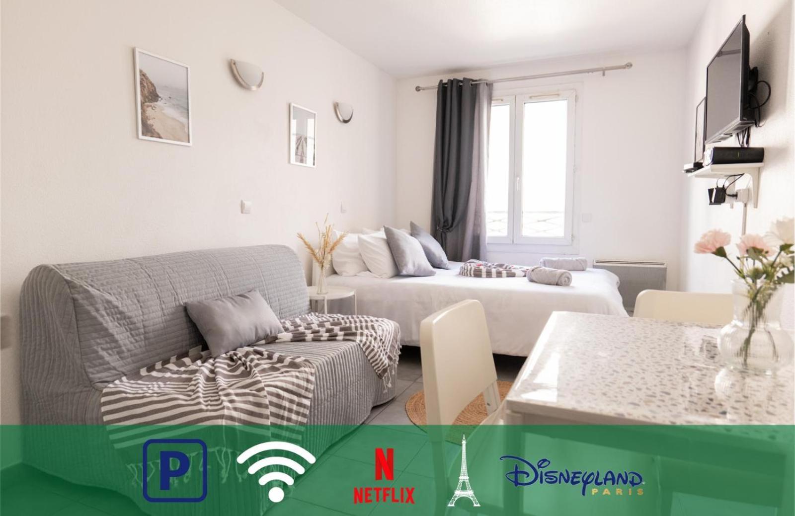 Cosy Appartement - 4 Personnes - Disneyland & Paris Bussy-Saint-Georges Exteriör bild